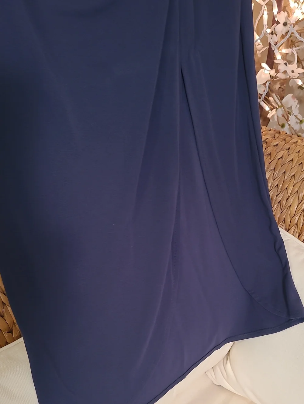 Magnolia Boutique Navy Twist Front Skirt